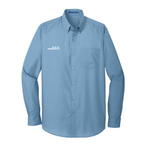 NEW! Port Authority® Long Sleeve Carefree Poplin Shirt